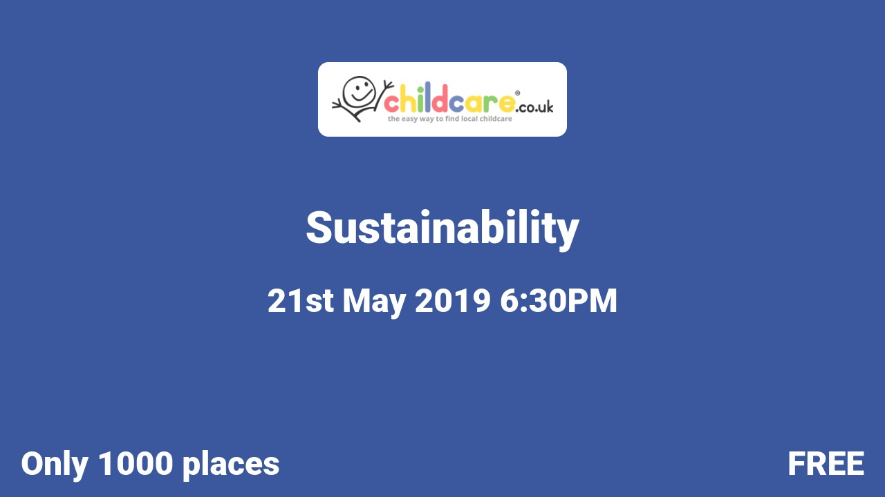 Sustainability poster