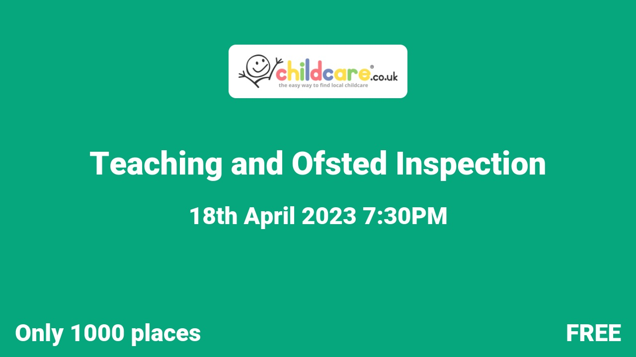 Teaching and Ofsted Inspection Poster