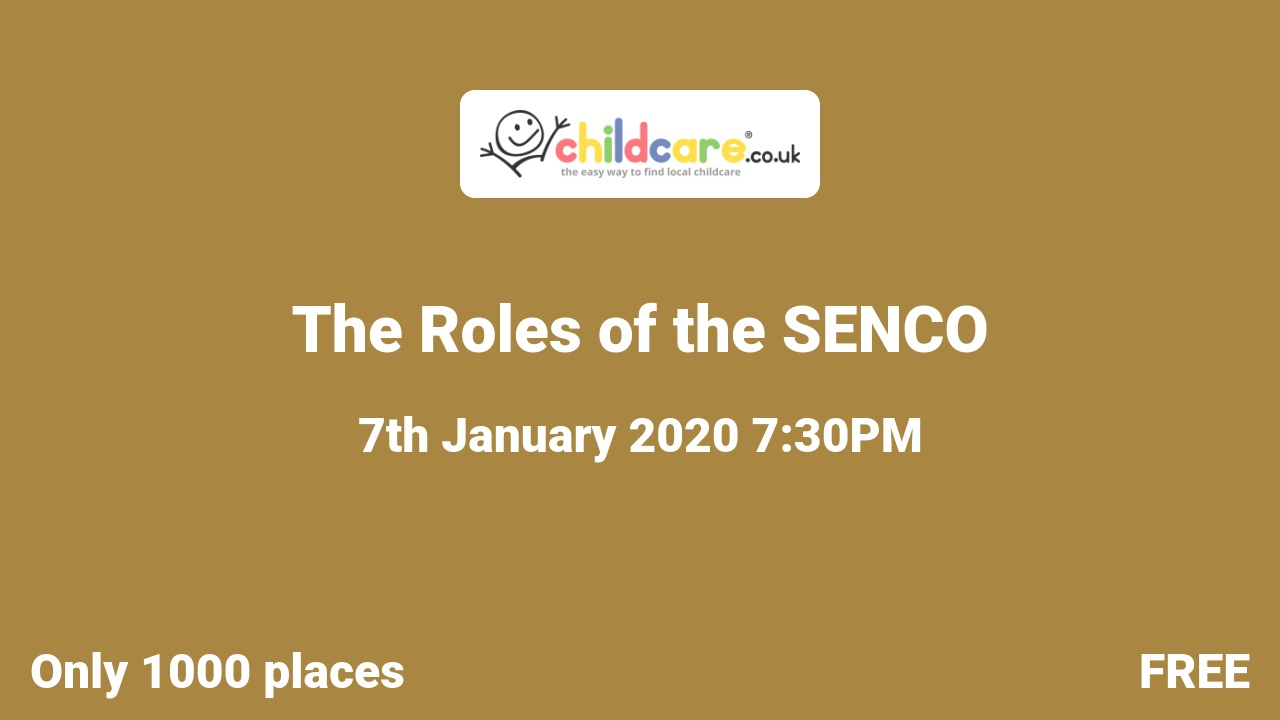 The Roles of the SENCO Poster