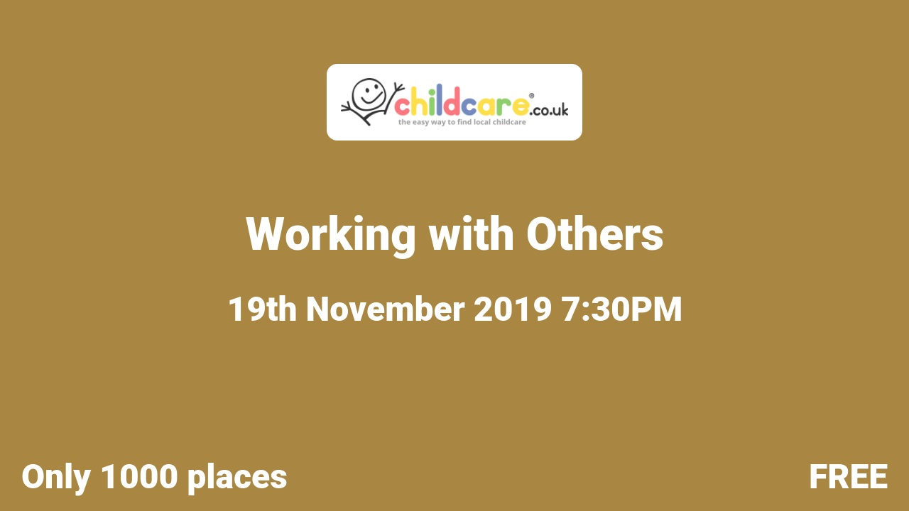 Working with Others poster